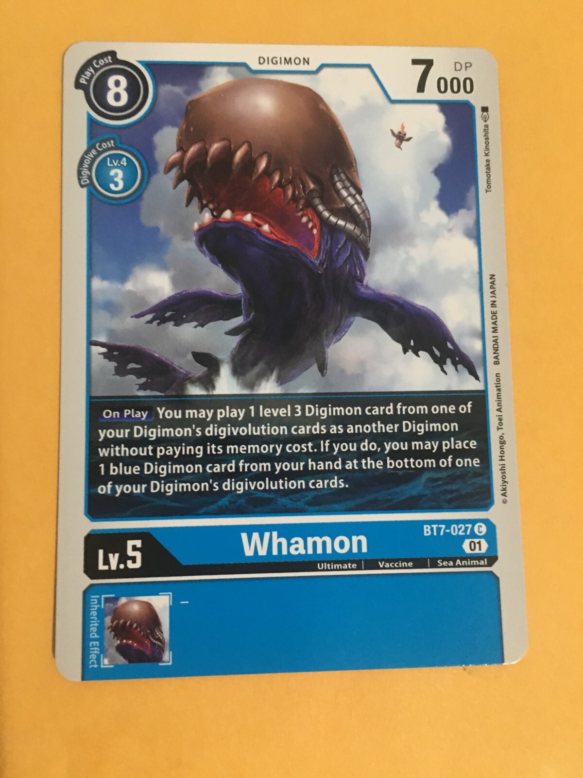 Whamon BT7-027 C Digimon CCG | Next Adventure Near Mint English