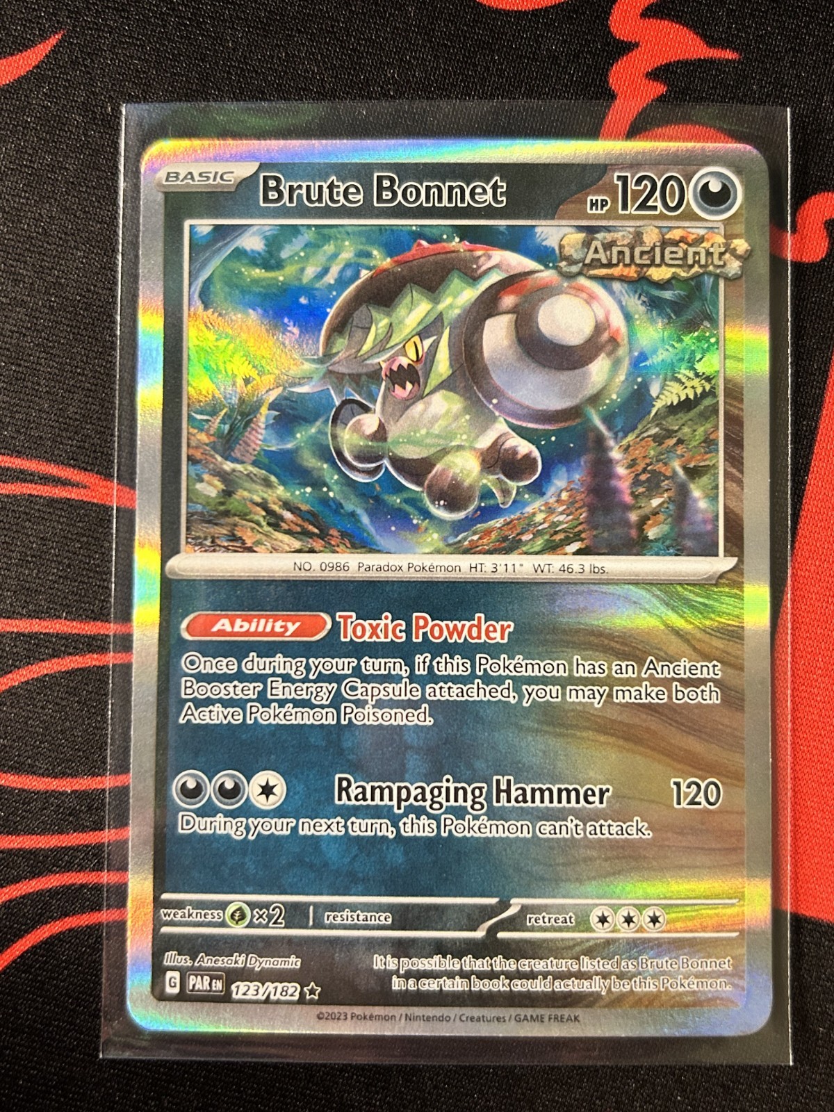 Brute Bonnet 123/182 Holo NM