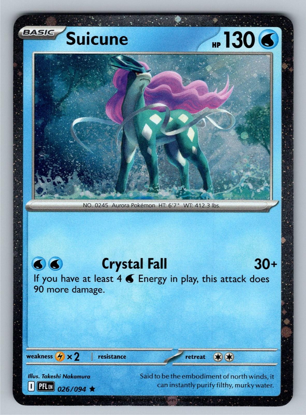 Suicune (Cosmos Holo) 026/094 Holo Miscellaneous Cards & Products Pokemon NM