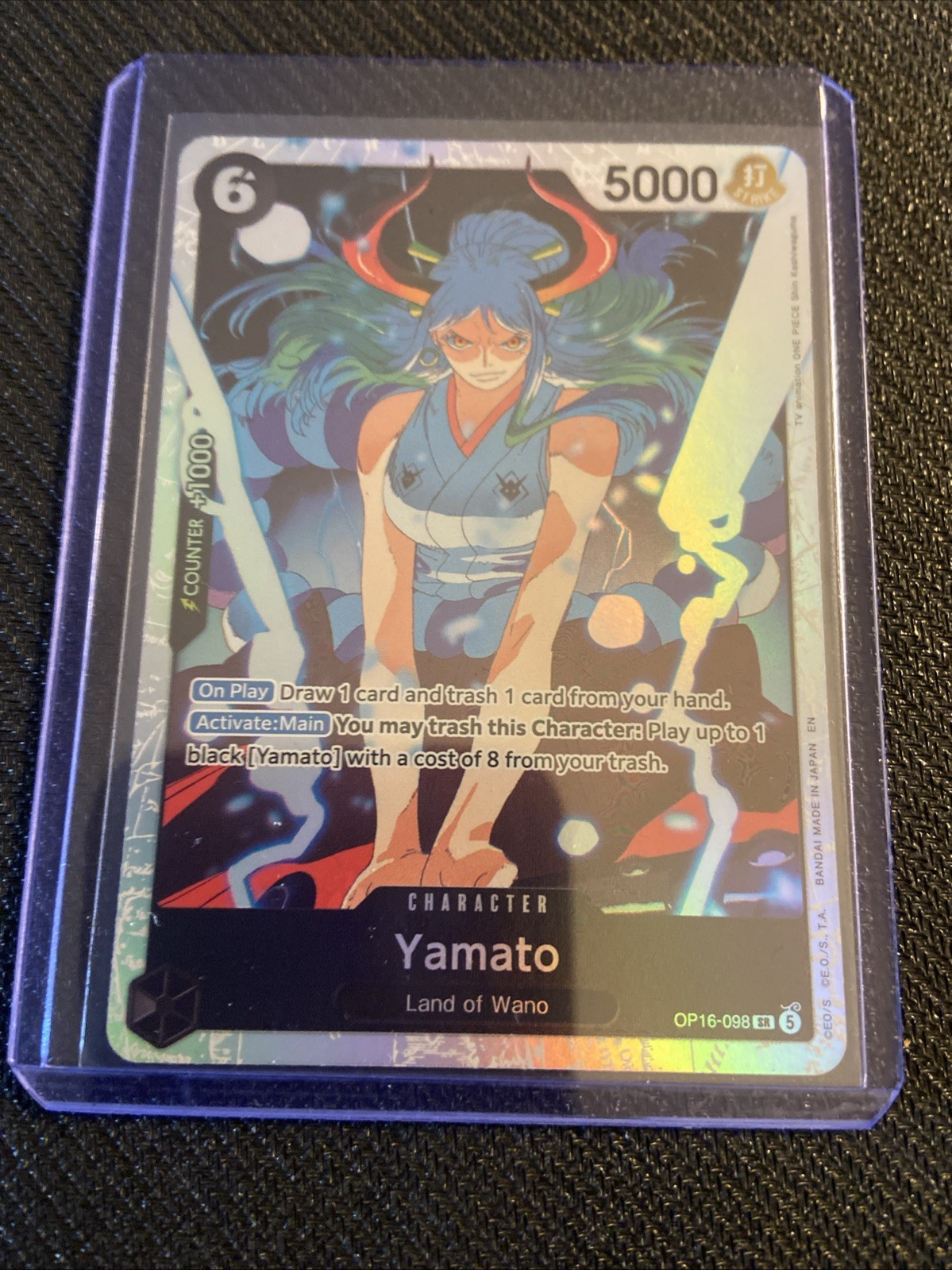 Yamato OP16-098 SR The Time of Battle Foil One Piece TCG