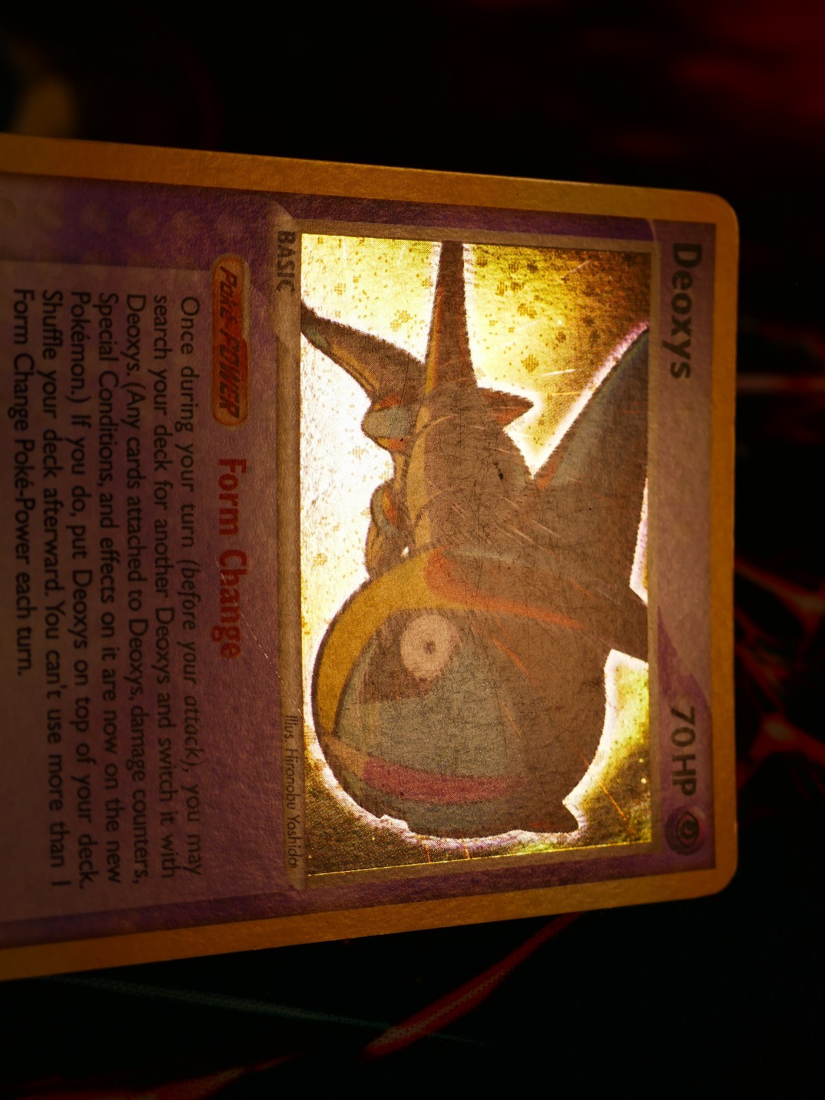HP+ Pokemon DEOXYS (Speed Forme) Card EX EMERALD Set #2/106 Holo Foil Rare#2