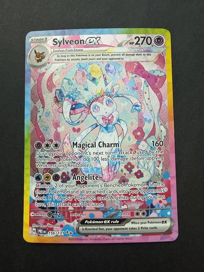 Sylveon ex 156/131 Special Illustration Rare SV: Prismatic Evolutions NM