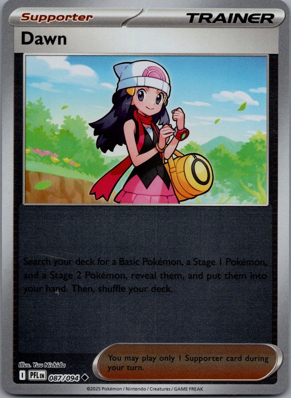 Dawn 087/094 UC Phantasmal Flames Pokemon Reverse Holo Near Mint