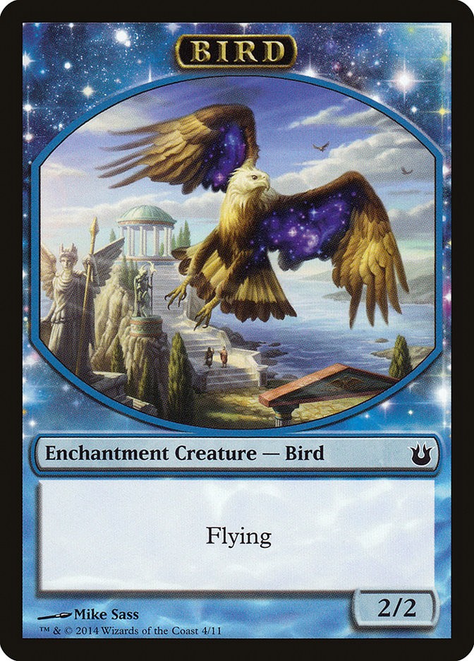 4x Bird Token Enchantment Creature – NM/LP – Theros Block – SPARROW MAGIC mtg