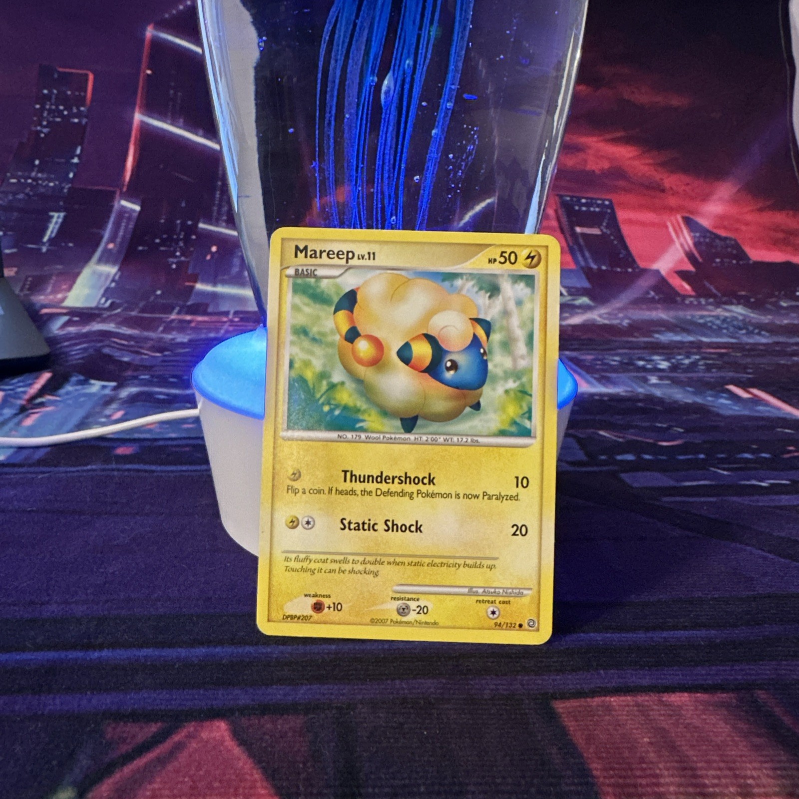 Pokemon Card Mareep Secret Wonders Common 94/132 Near Mint