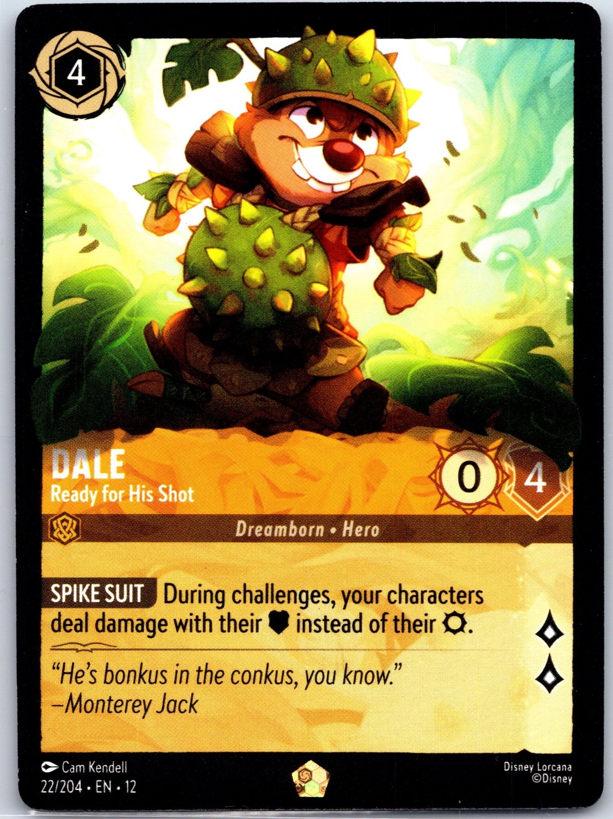 Dale – Ready for His Shot Legendary Wilds Unknown 22/204 NM