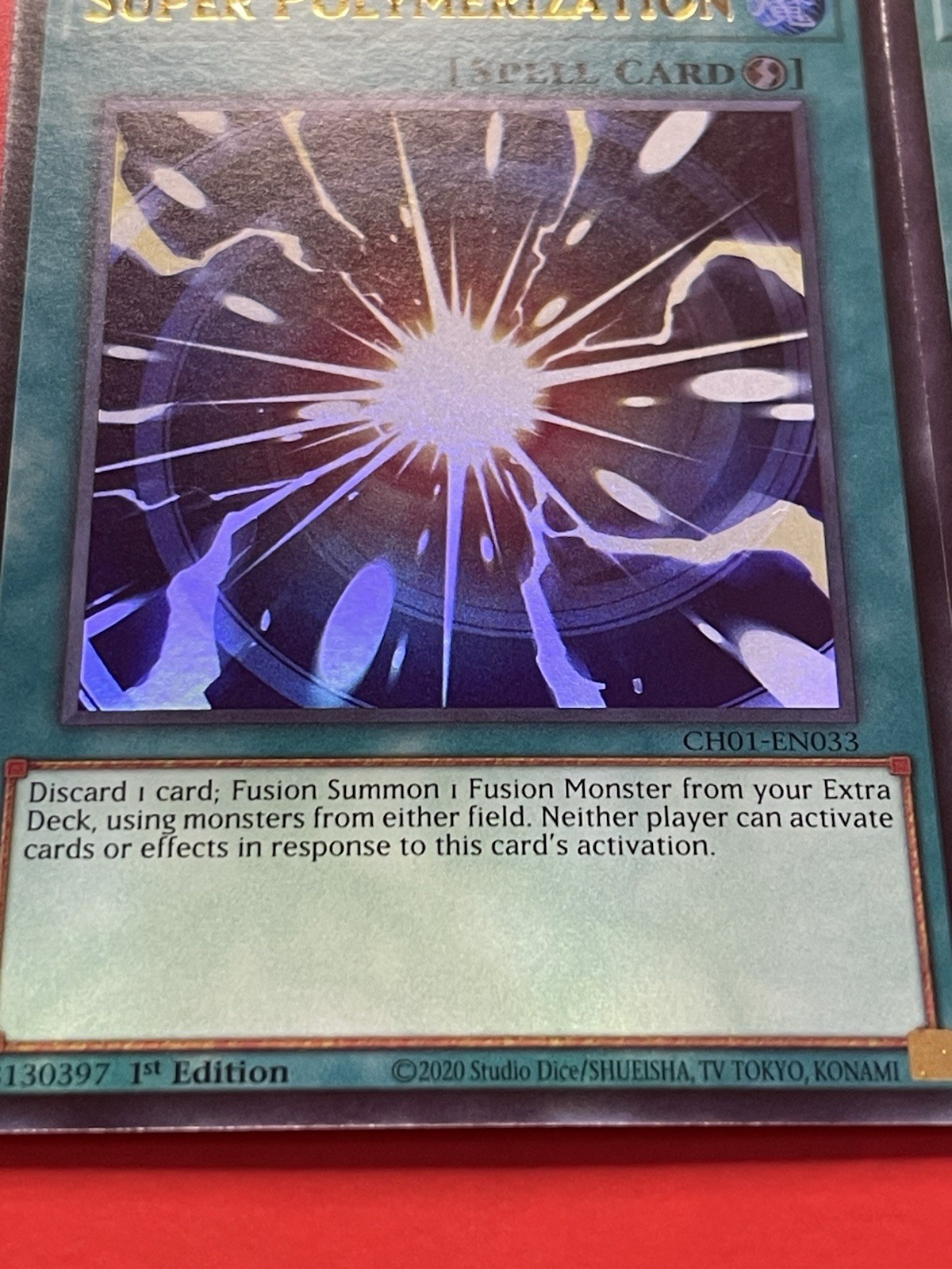 3x Super Polymerization | CH01-EN033 | Ultra Rare | NM | 1st Edition | YuGiOh!