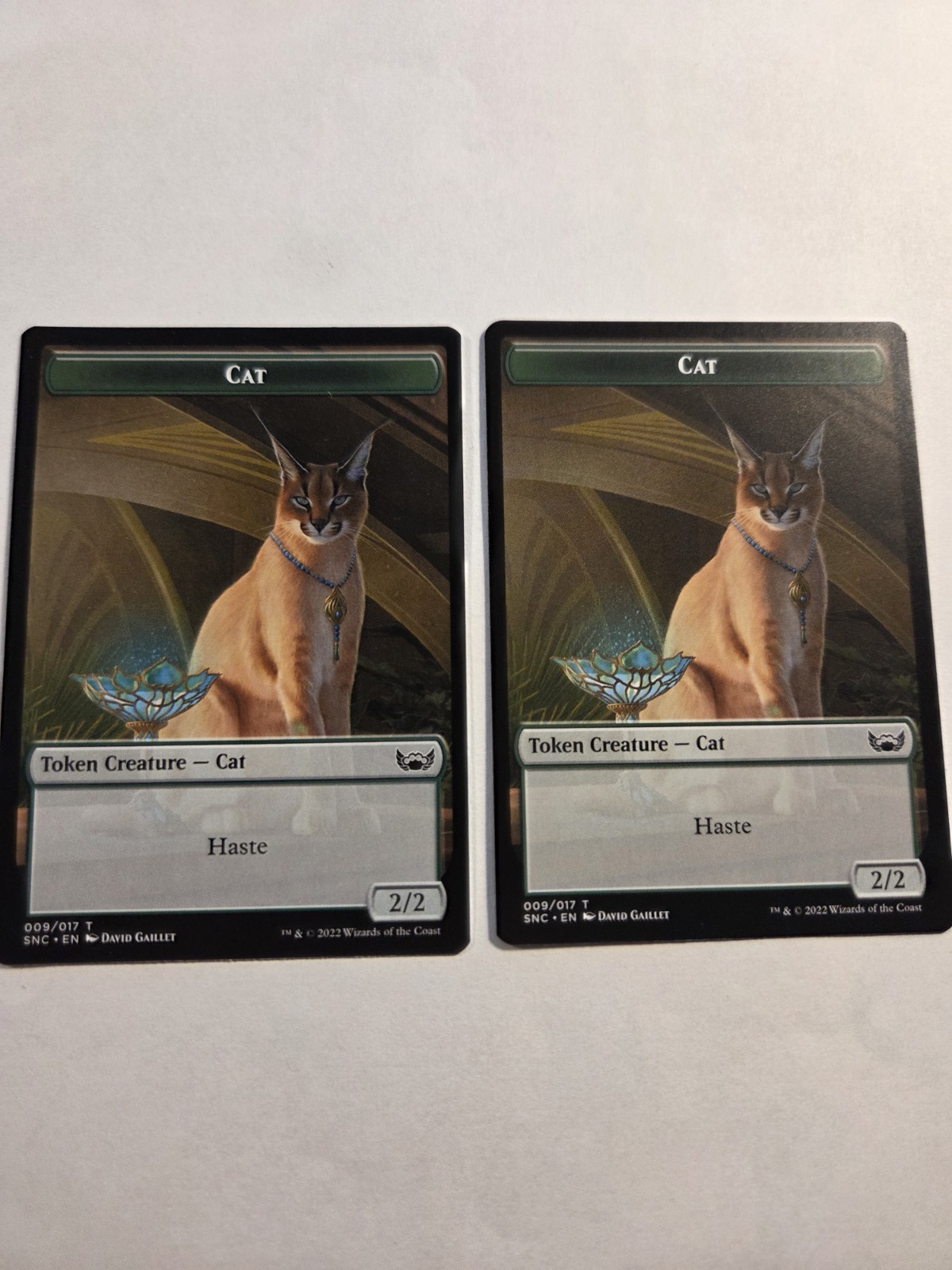 Cat Token Streets of New Capenna Regular Magic The Gathering X2