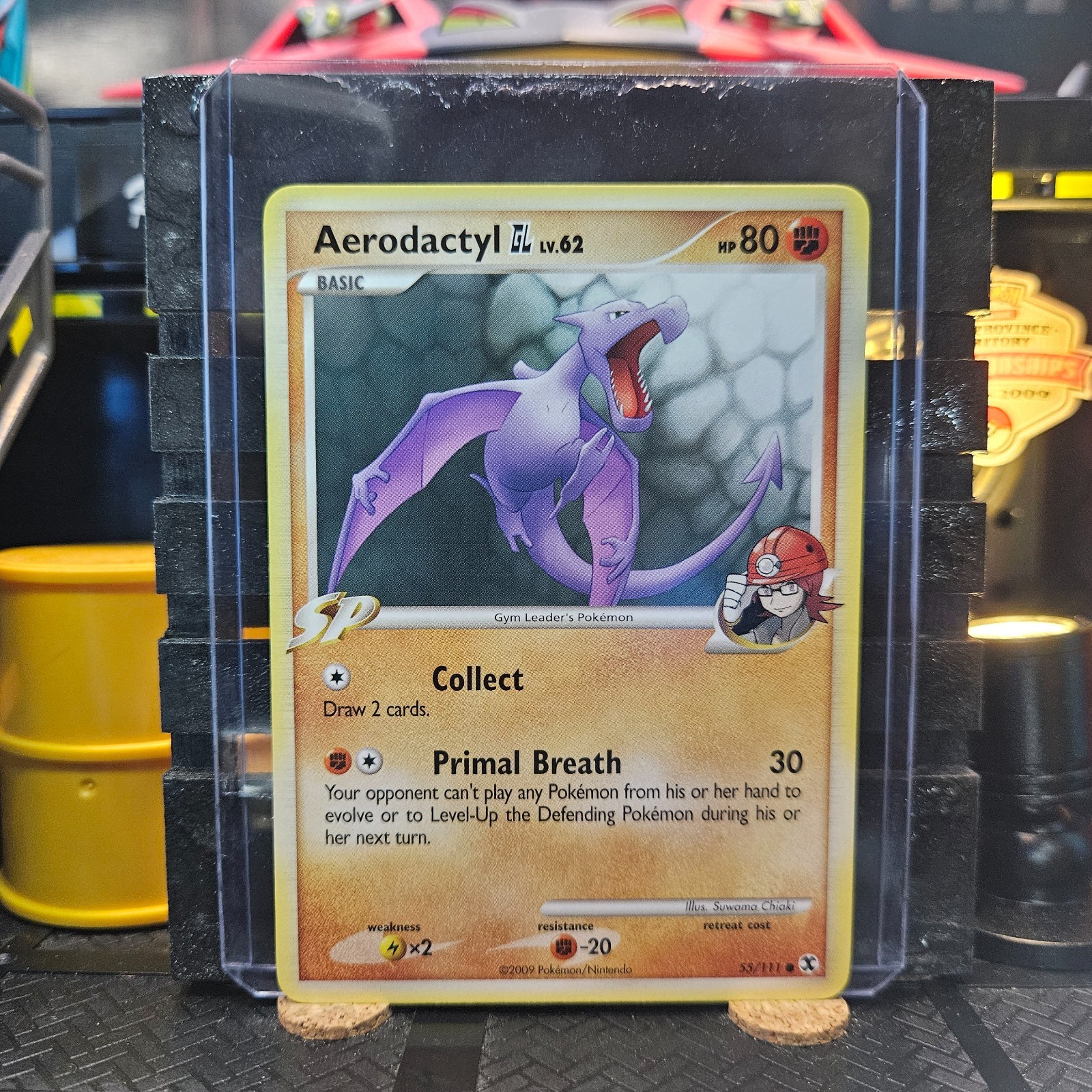 Aerodactyl GL Rising Rivals Pokémon TCG 55/111 Platinum SP Common