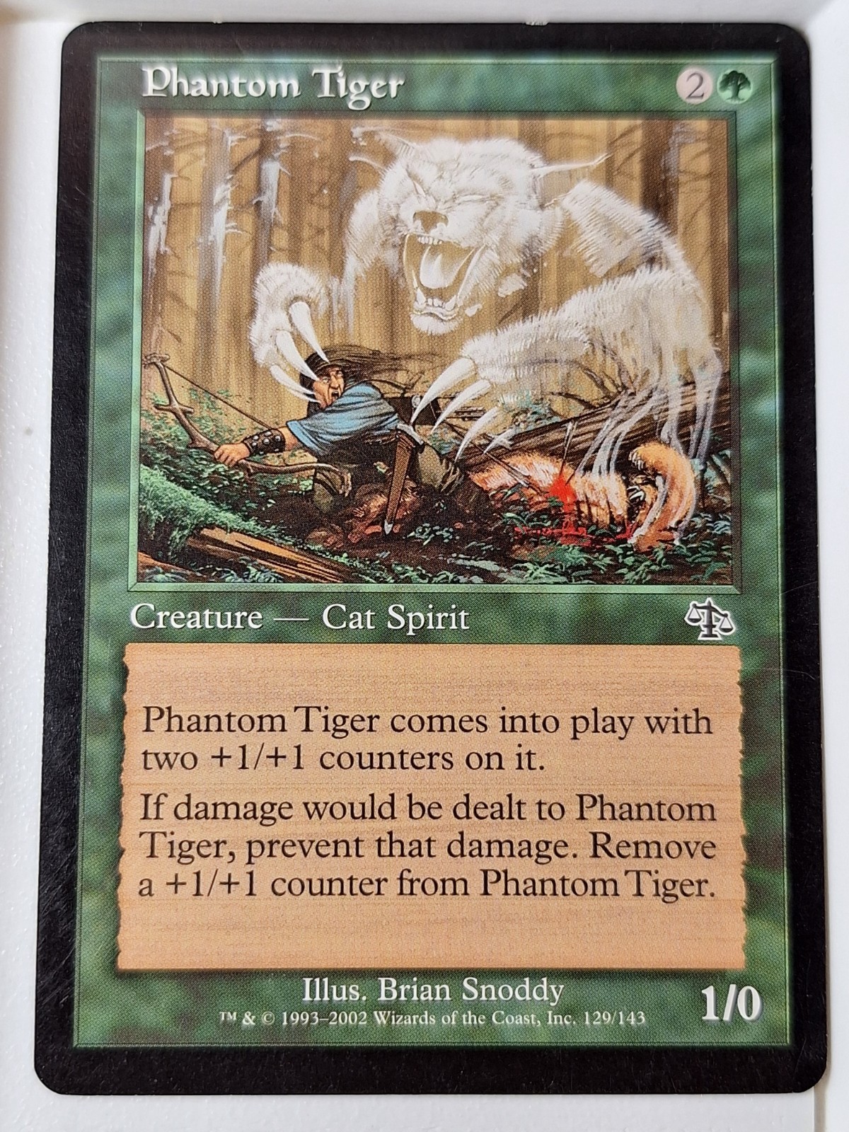 Phantom Tiger – Judgment – Magic the Gathering MTG Nice!