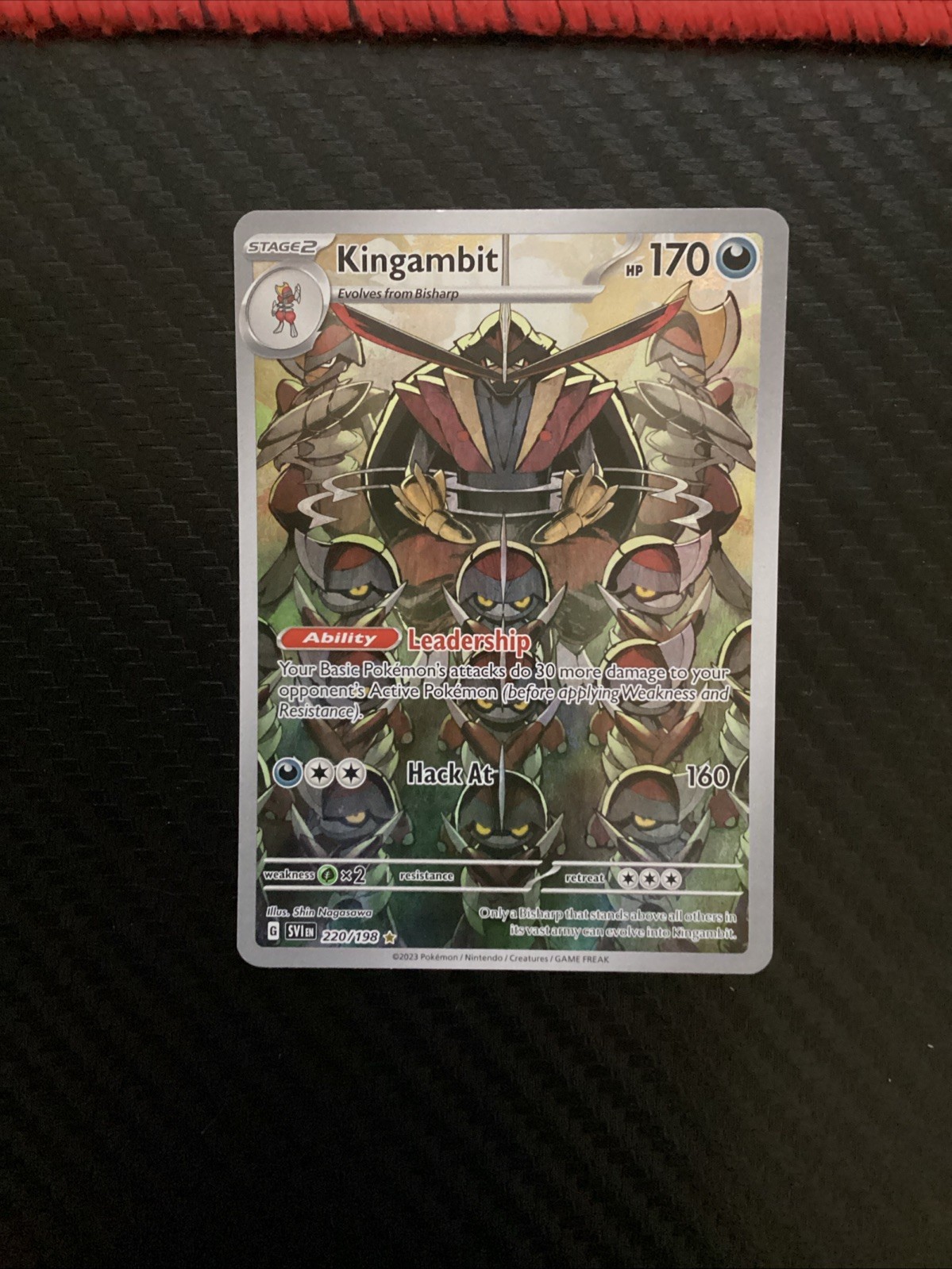 Kingambit 220/198 Sv01: Scarlet & Violet Base Set Full Art NM