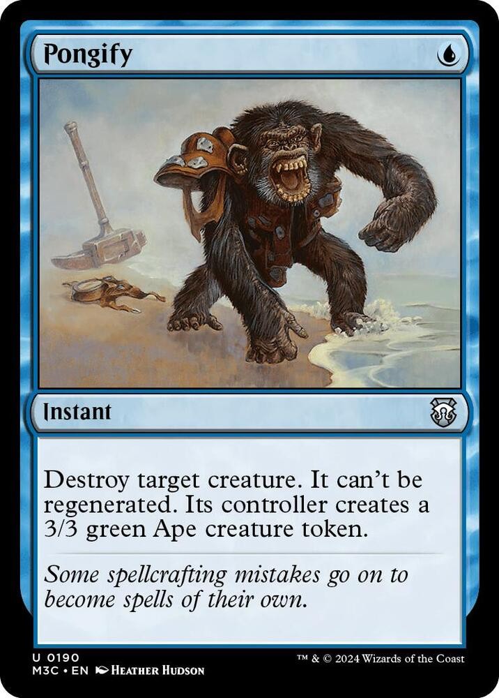 1x Pongify – Commander: Modern Horizons 3 – NM – MTG