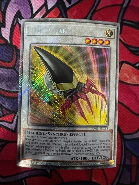 Armory Arm RA03-EN213 Platinum Secret Rare NM 1st Edition