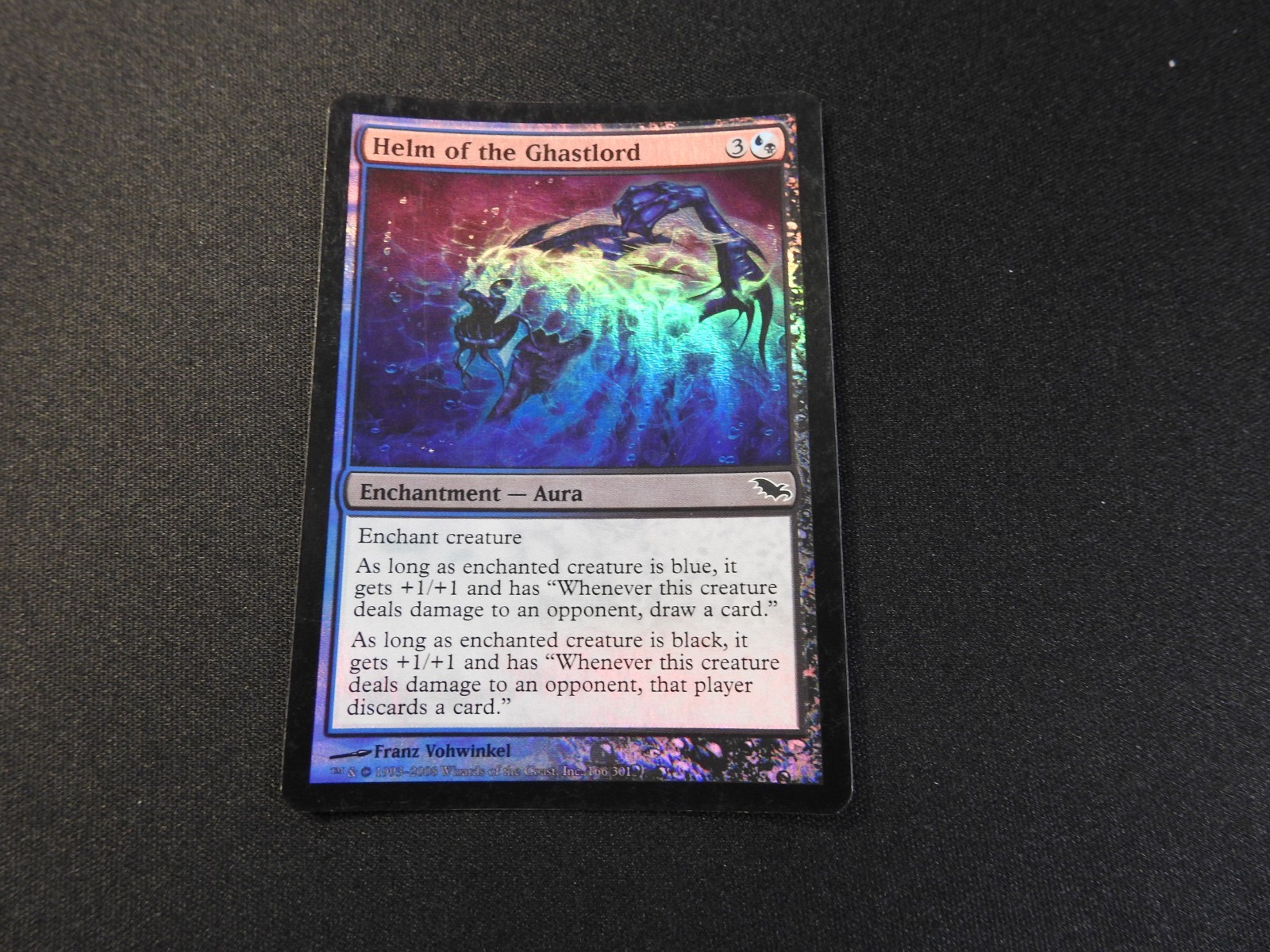 Helm of the Ghastlord FOIL MP [Shadowmoor] Mtg Magic Free Tracking!