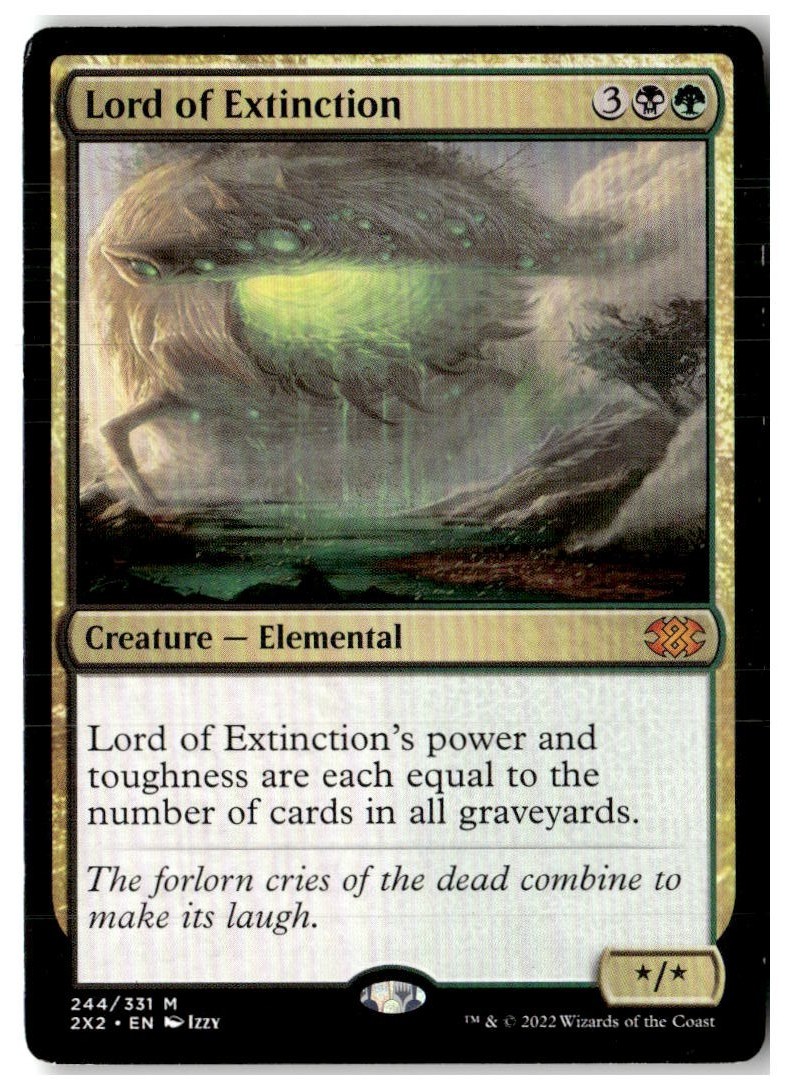 MTG Lord of Extinction – Double Masters 2022 Moderately Played English
