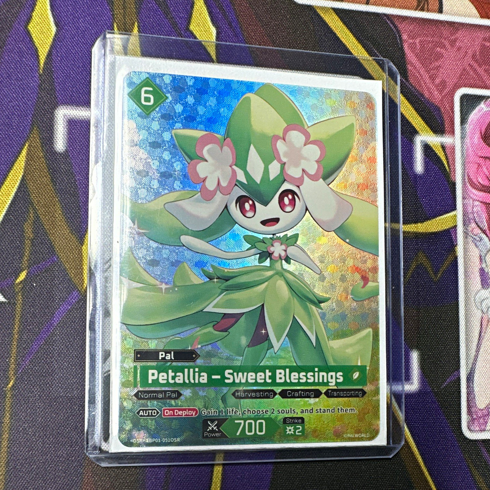 Palworld Petallia – Sweet Blessings Holo English Pal Card Cost 6 Power 700