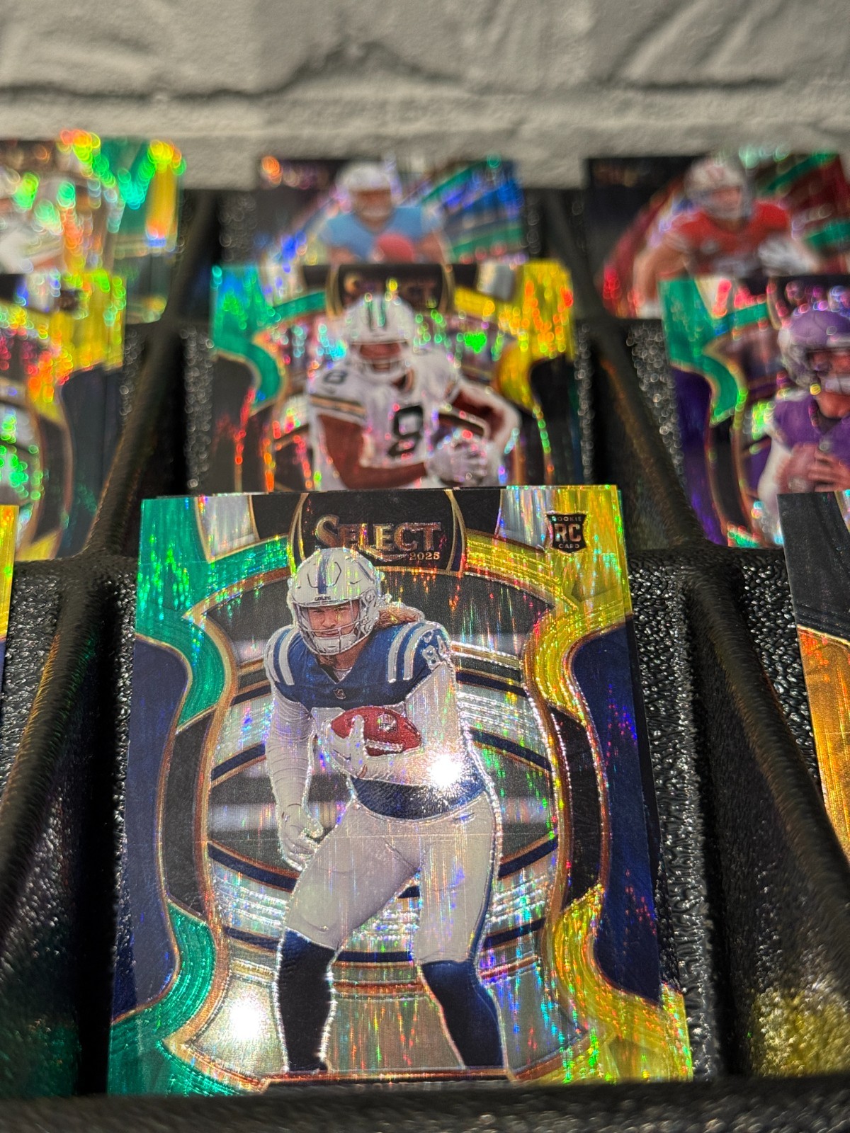 2025 Select Football Shock Prizm Parallels YOU PICK Green Yellow Red Blue