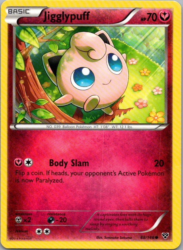 Pokemon TCG Jigglypuff 88/146 XY NM
