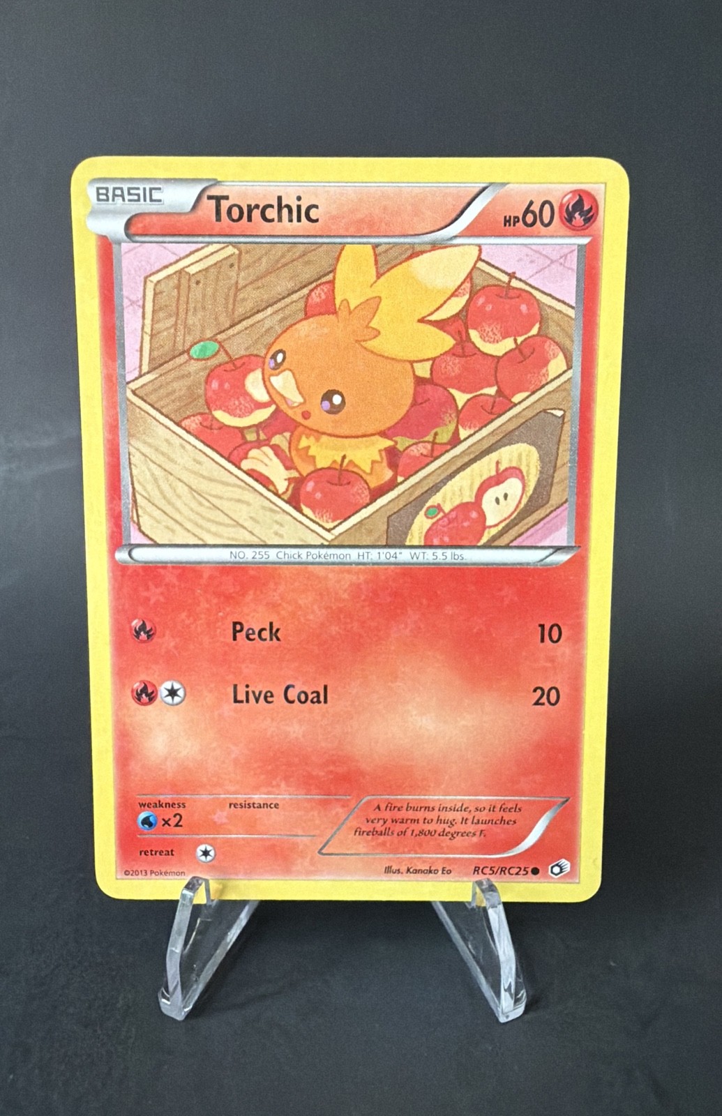 Torchic RC5/RC25 Legendary Treasures Radiant Collection Pokemon Uncommon NM