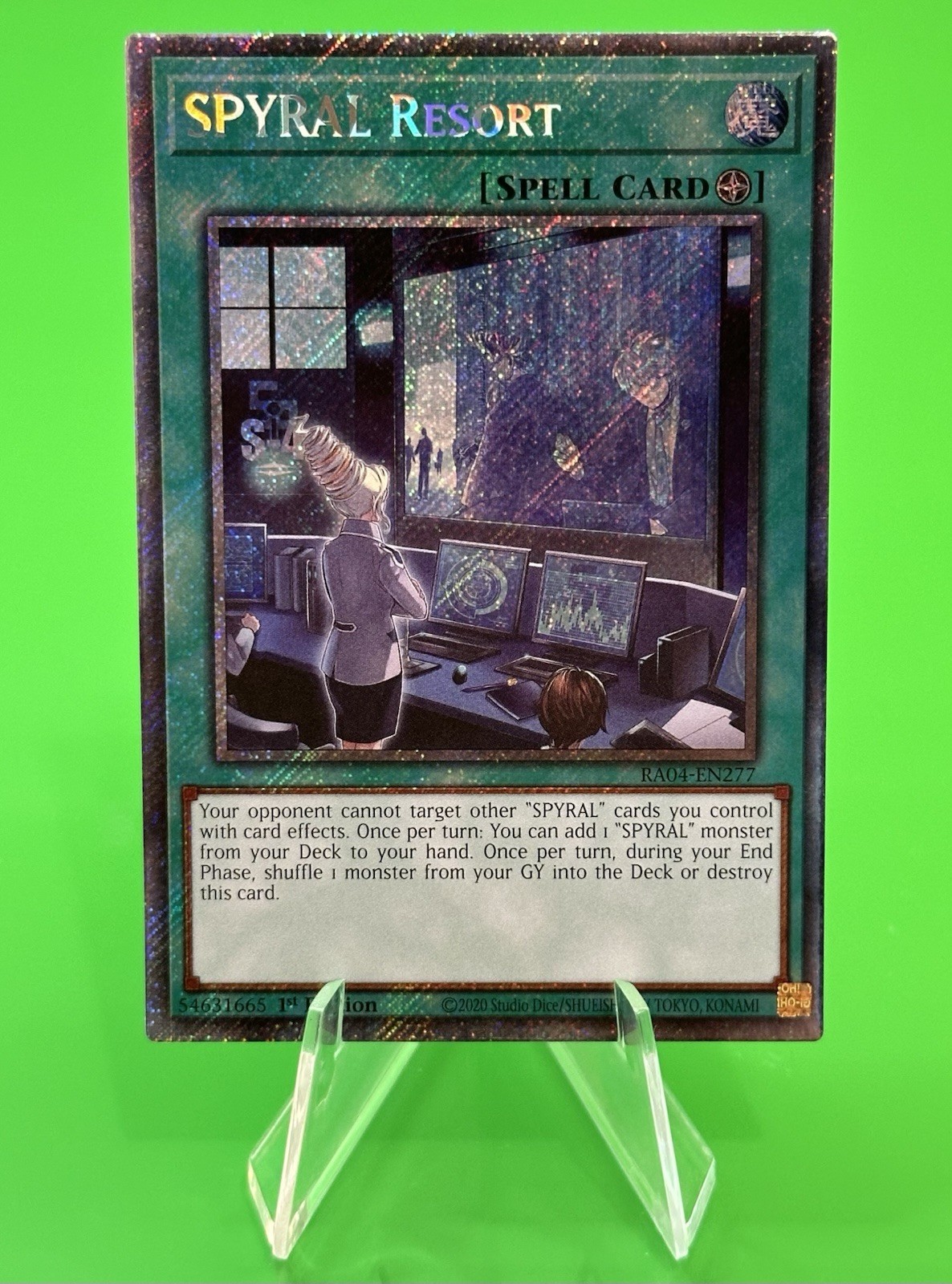 Yu-Gi-Oh Quarter Century Stampede Spyral Resort PSR RA04-EN277 NM!!!