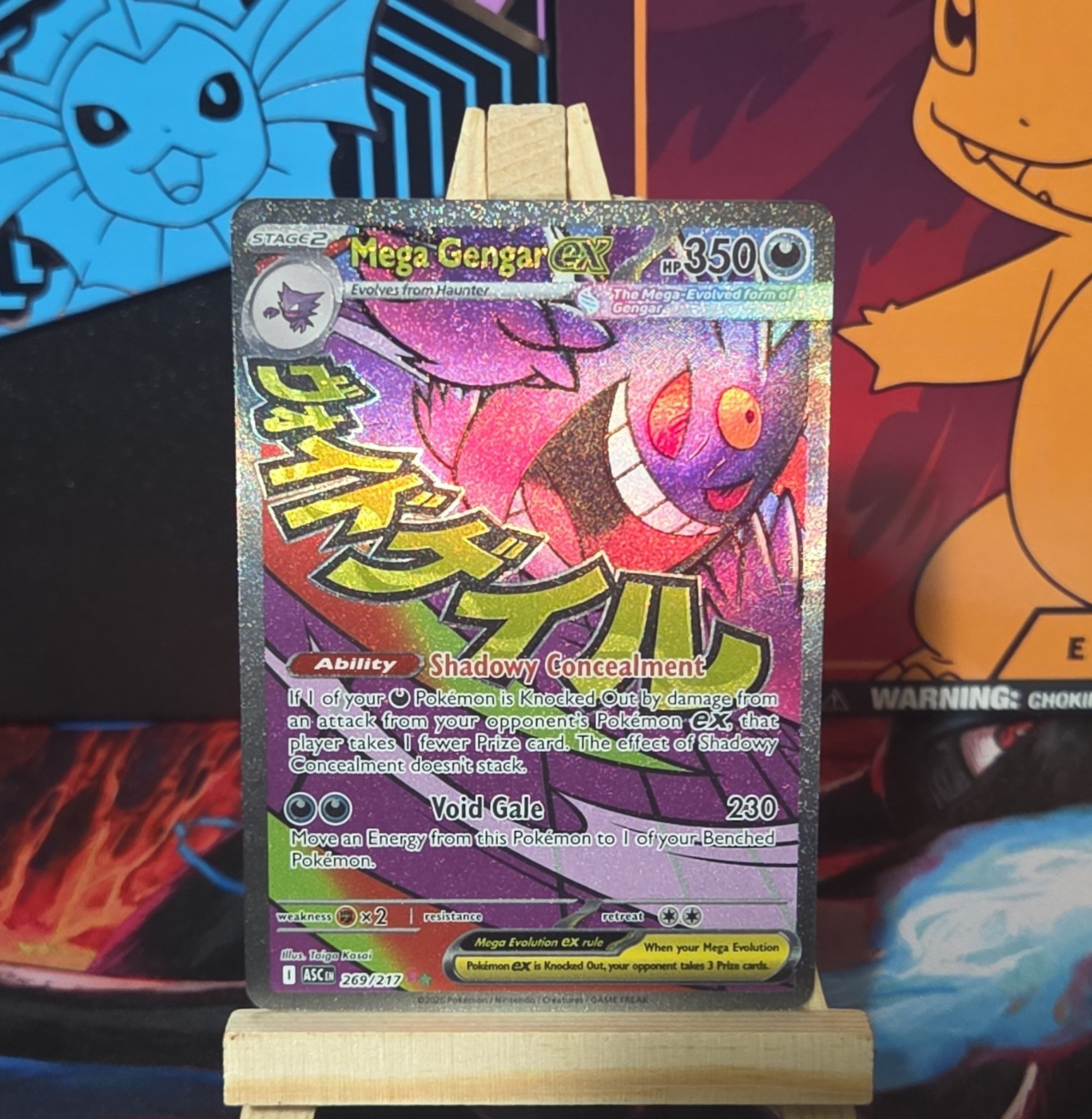 Mega Gengar EX 269/217 XY Ultra Rare Full Art Holo Eng
