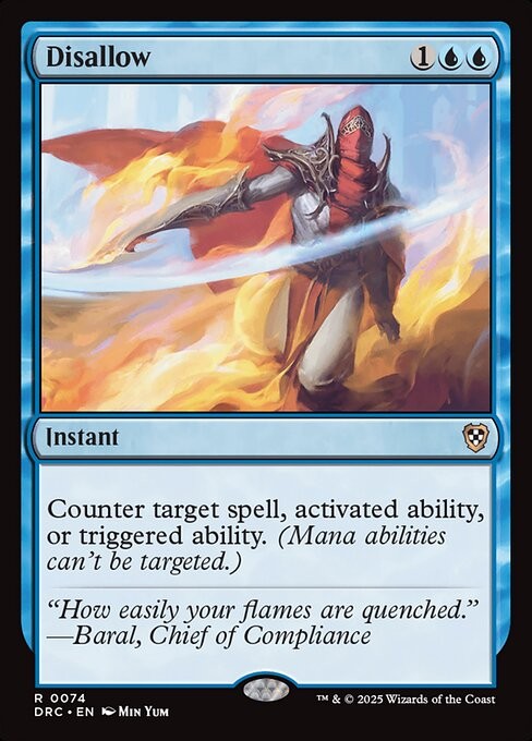 Disallow 74 R Normal DRC MTG NM