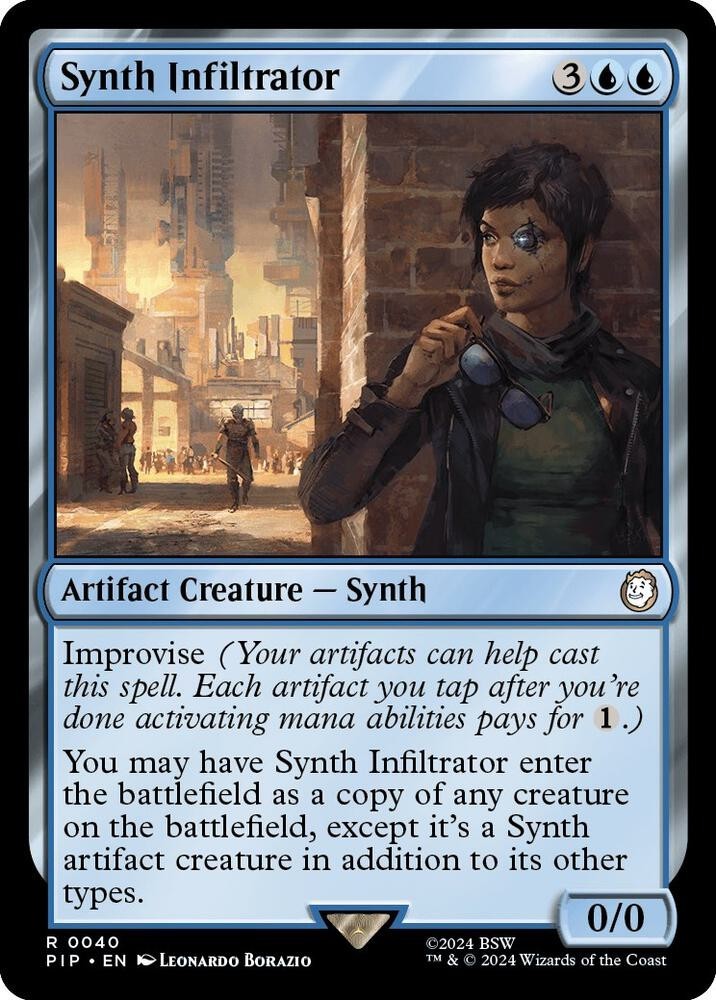Synth Infiltrator Foil – PIP 0040 – NM – MTG Magic