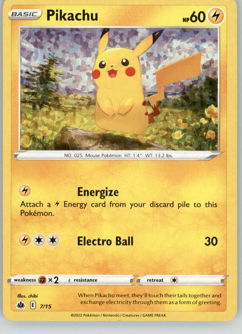 Pikachu – McDonald’s Promos 2022 – 007/015 – Holo LP Pokemon