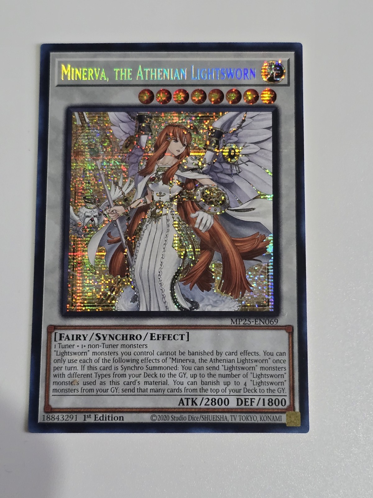 Minerva, the Athenian Lightsworn MP25-EN069 2025 Mega-Pack 1st Edition