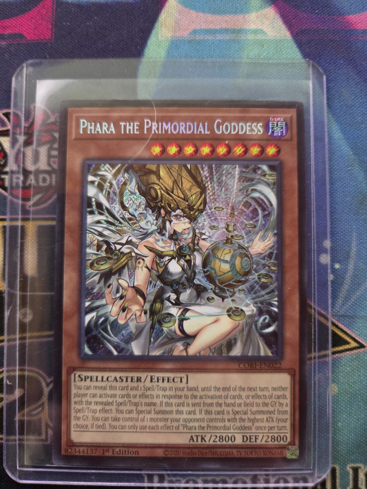 Phara the Primordial Goddess (Secret Rare) CORI-EN022 Chaos Origins 1st Edition