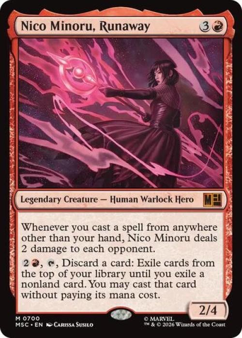 Nico Minoru, Runaway – Near Mint MTG Commander: Marvel Super Heroes