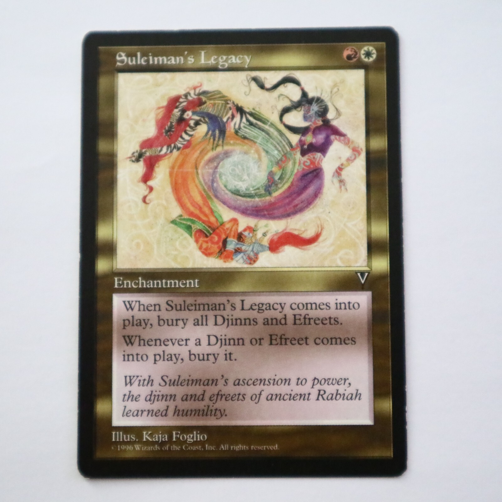 MTG Rare – Suleiman’s Legacy – Visions – Enchantment – Multicoloured