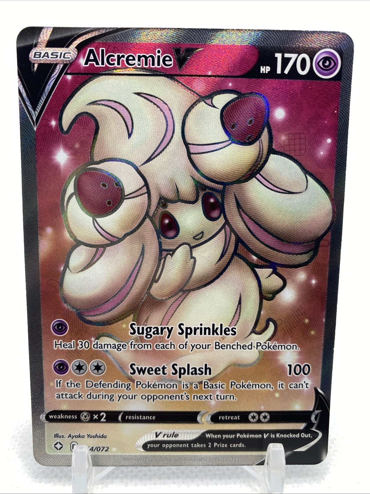 Alcremie V (Full Art) 064/072 Shining Fates Holo