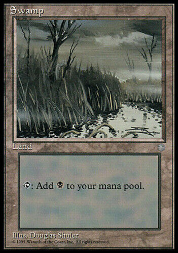 Swamp 354 Ice Age Moderate Play MTG Magic DNA GAMES