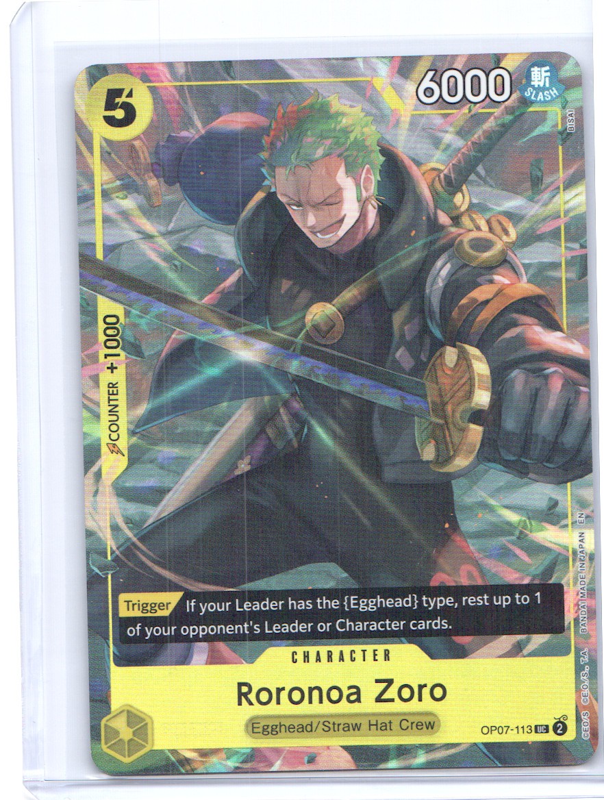 Roronoa Zoro (Illustration Box Vol.3) [OP-PR – OP07-113]