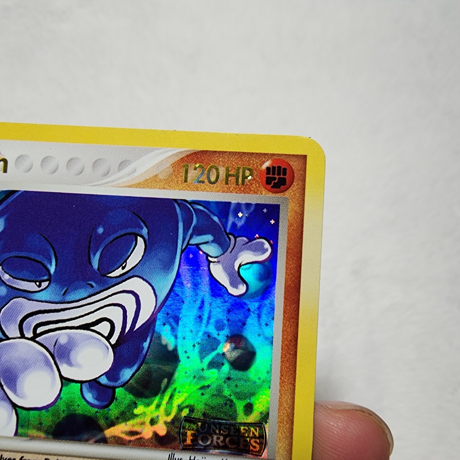 Poliwrath Pokémon Unseen Forces Reverse Holo Stamped 11/115 NM