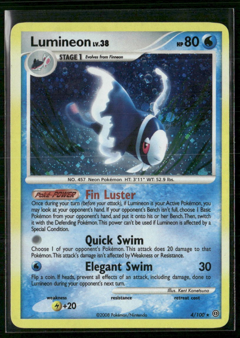 Lumineon Stormfront 4/100 Reverse Holo LP