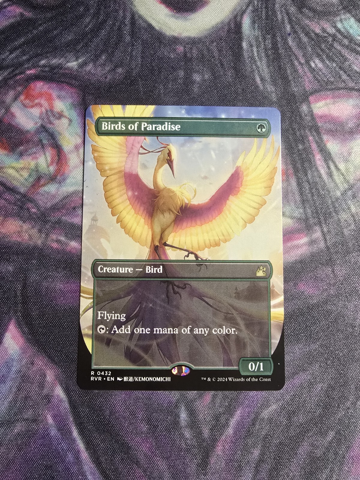 Birds of Paradise (Anime Borderless) Ravnica Remastered Regular