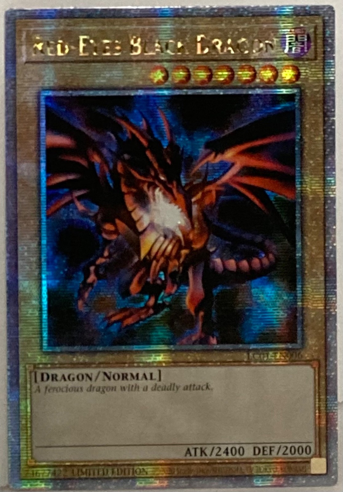 Red Eyes Black Dragon (Quarter Century secret Rare) 25th Anniversary (LC01-EN006