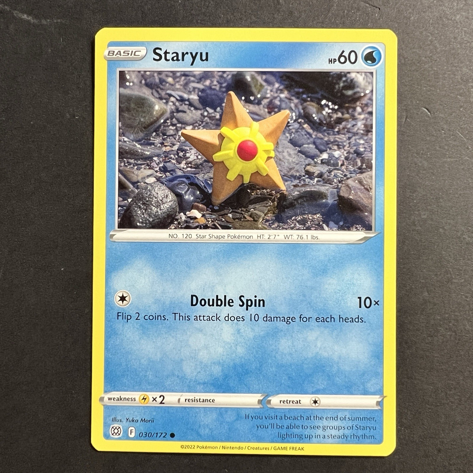 Staryu 030/172 SWSH09: Brilliant Stars Common 2022 Yuka Morii Pokemon