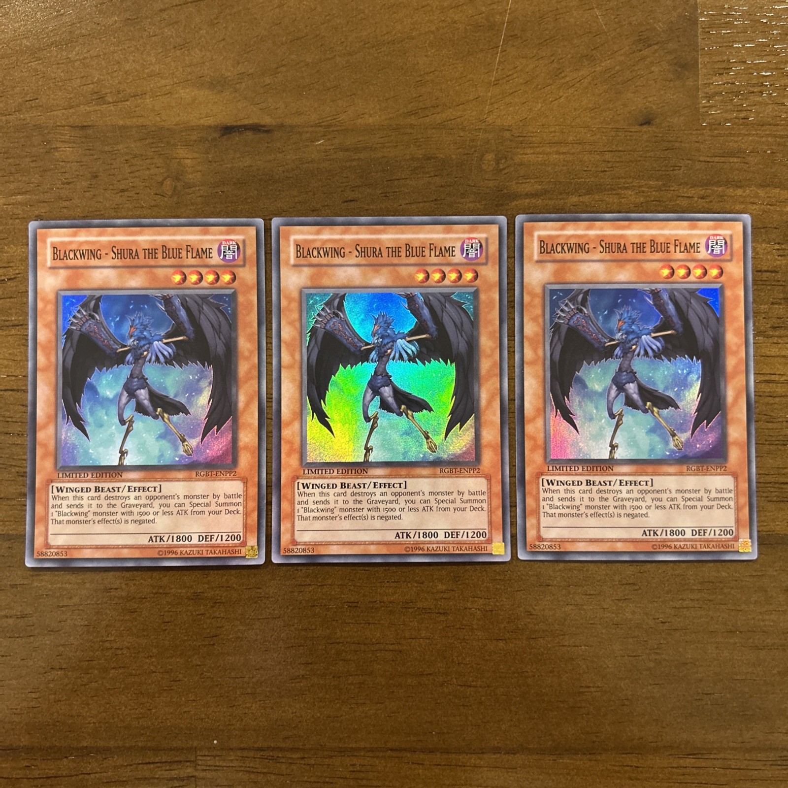 Blackwing Shura the Blue Flame RGBT-ENPP2 (3X)