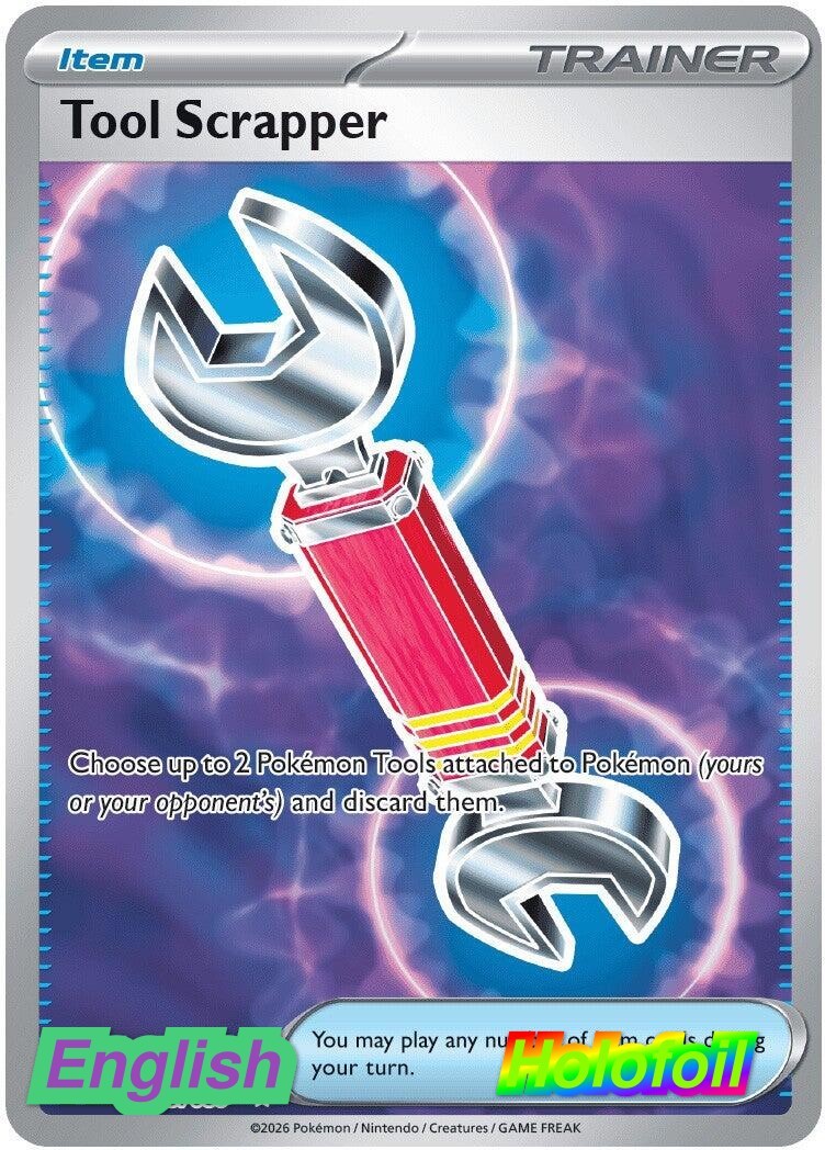 Pokemon- Tool Scrapper [CRI – 115/086] Chaos Rising NM Ultra Rare Holofoil