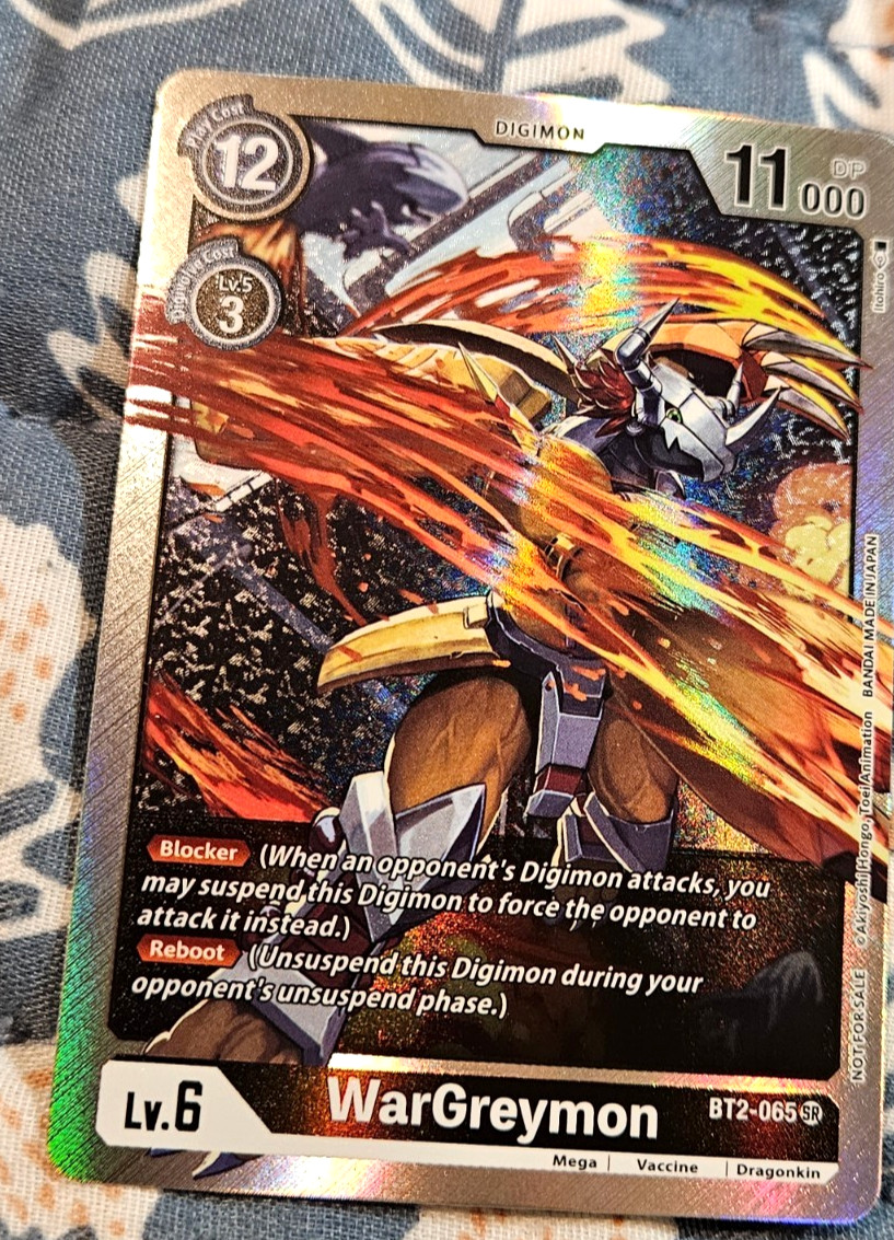 WarGreymon FOIL – Classic Collection BT2-065 SR – Digimon