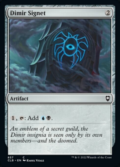 MTG Baldur’s Gate C Dimir Signet #857