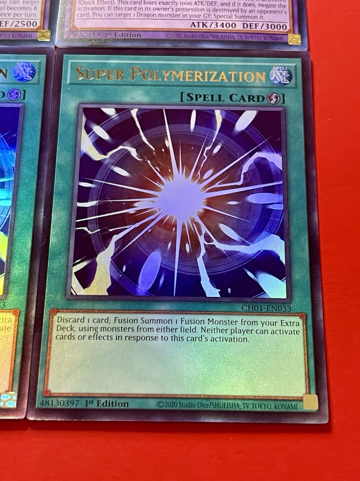 3x Super Polymerization + Borreload Furious Dragon + Dragonlord + Khaos |YuGiOh!