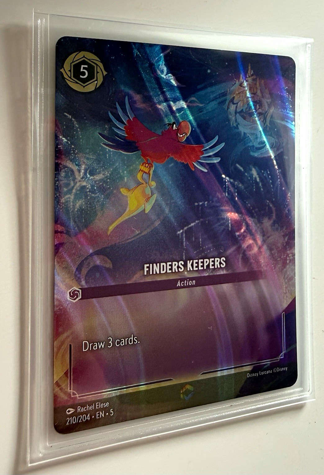 Disney Lorcana Finders Keepers Azurite Sea 210/204 Enchanted Foil