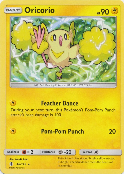 Oricorio – 46/145 – Rare – Lightly Played