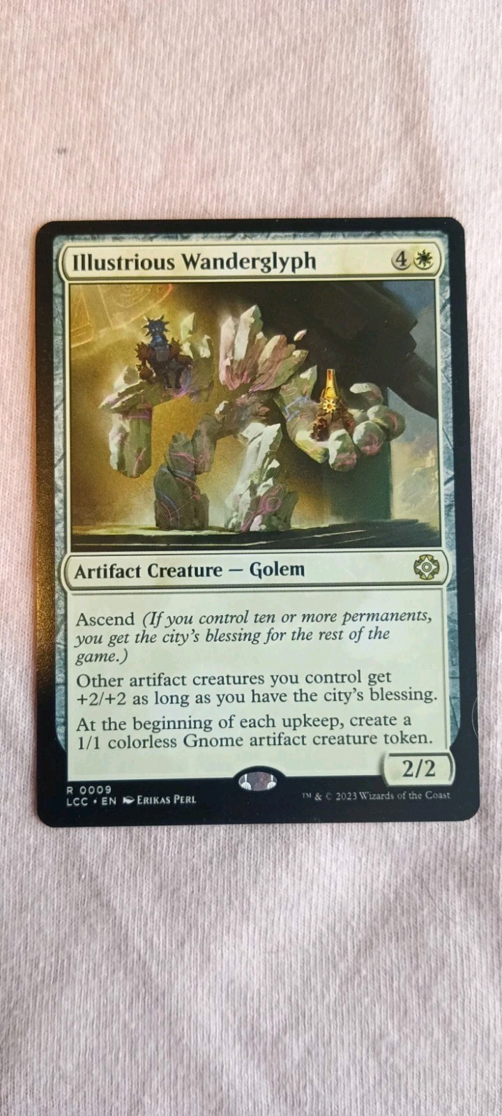 English – Illustrious Wanderglyph – LCC #9 – MTG