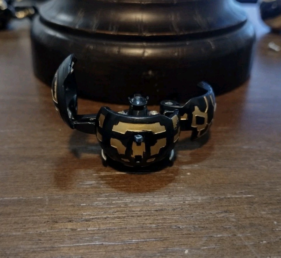 Bakugan BakuBronze B1 Darkus Gorem 250G Original Piece CUSTOM REPAINT!