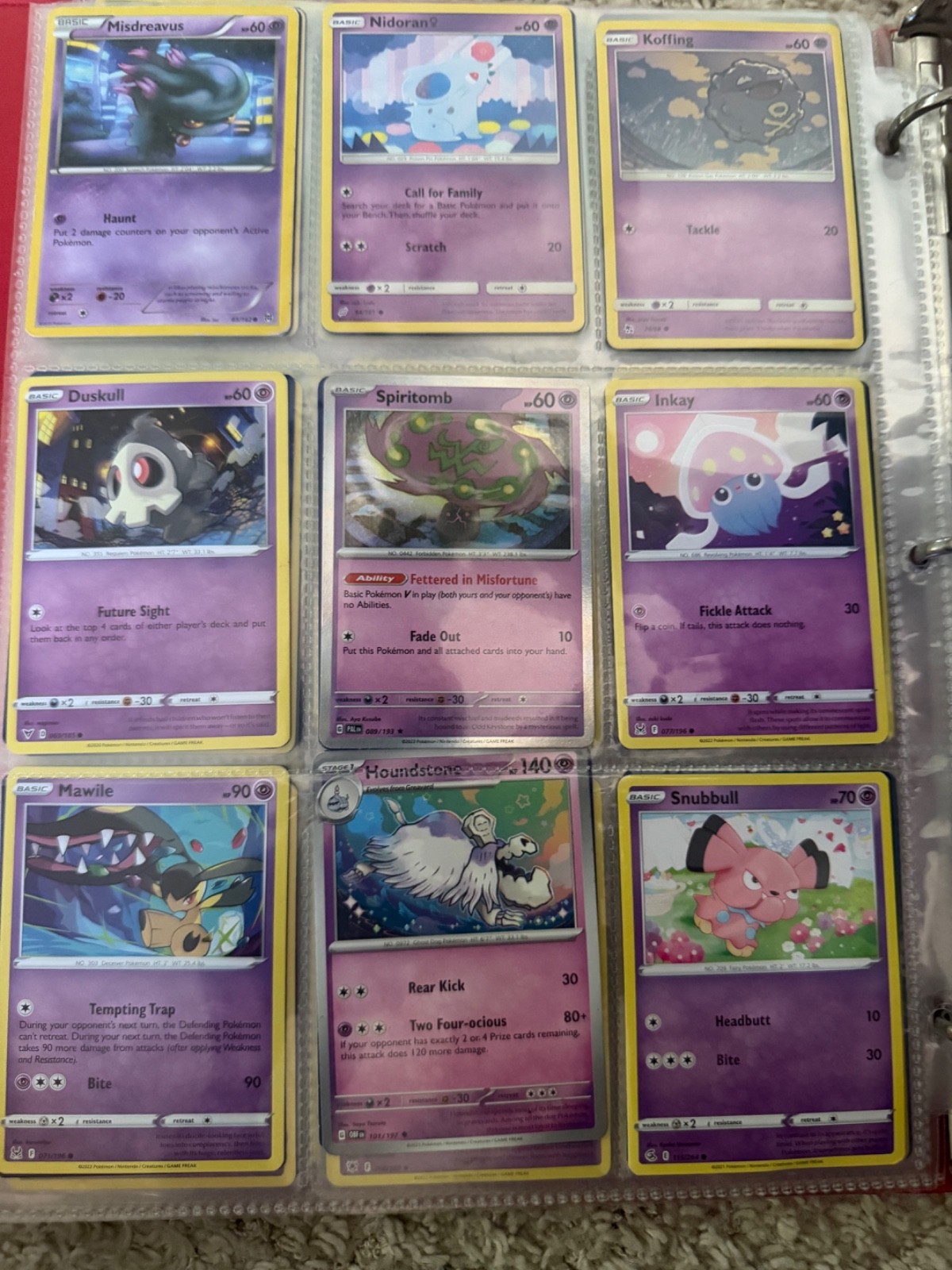 pokemon cards-Fire, grass, electric, poison, fairy, earth, water, dragon, more p